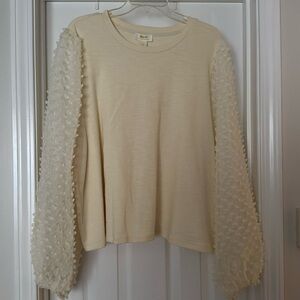 MaEVe (Anthropologie) Cream Blouse - 3X